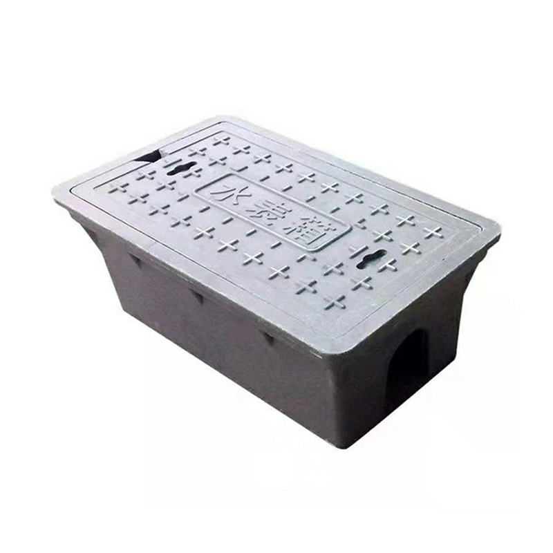 Caja de medidor de agua de grifo tridimensional integrada subterránea compuesta de plástico grueso